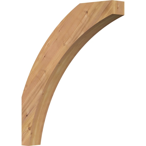 Ekena Millwork 3 1/2"W x 24"D x 28"H Thorton Smooth Knee Brace, Western Red Cedar BRC04X24X28THR00SWR - main